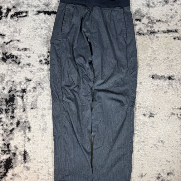 Lululemon Striped Activewear Blue Pants - Picture 1 of 4